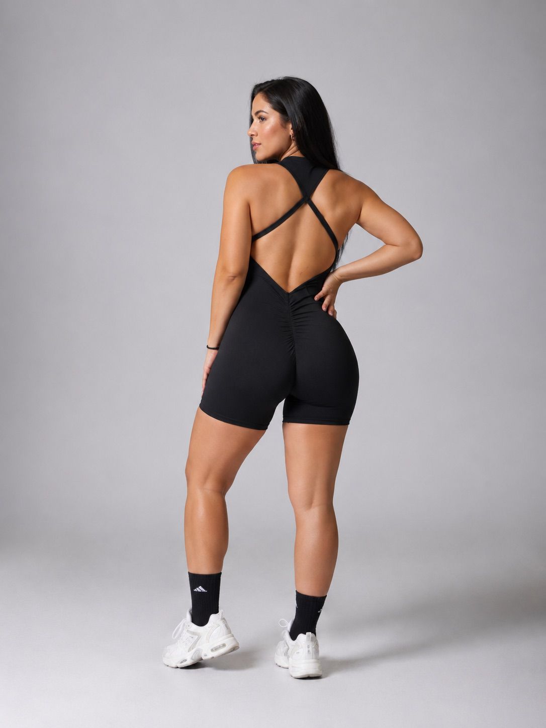 Rose Eclipse Jumpsuit - Black